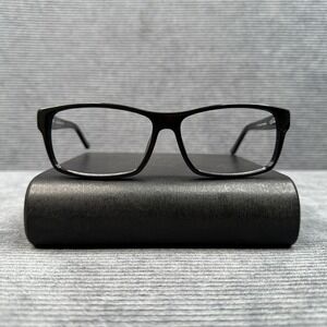 Carter Black Rectangular Y2k Eyeglasses Frames CART-17-01 56-14-135 Palm Springs